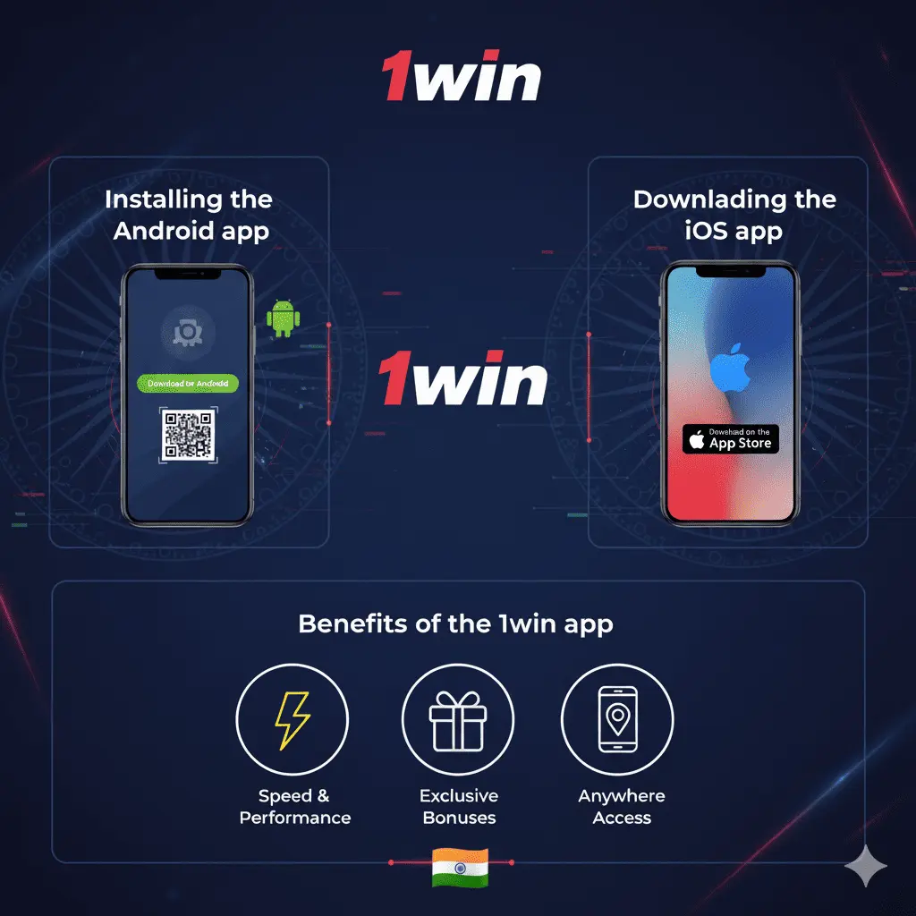 1win India Mobile App Gaming Enjoy seamless gaming on the 1win India mobile app for Android and iOS