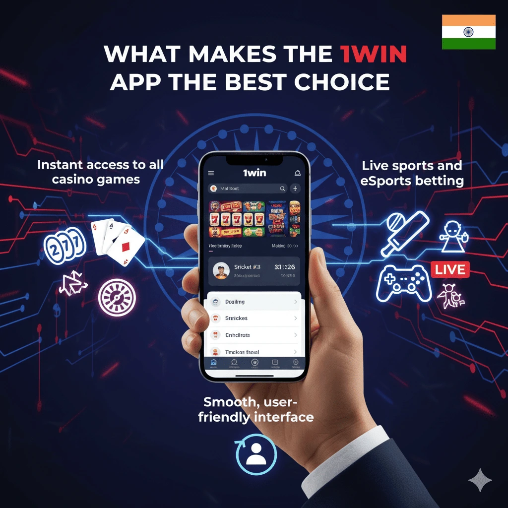 Discover what makes the 1win India app the top choice for seamless betting and gaming